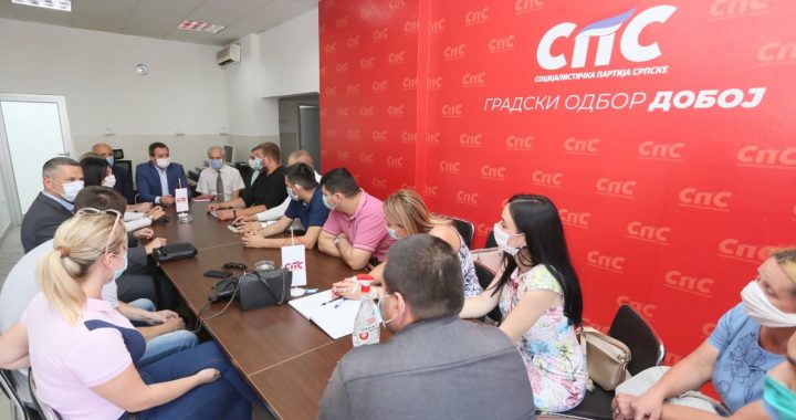 Добој: Састанак са градоначелником и Повјереништвом СПС